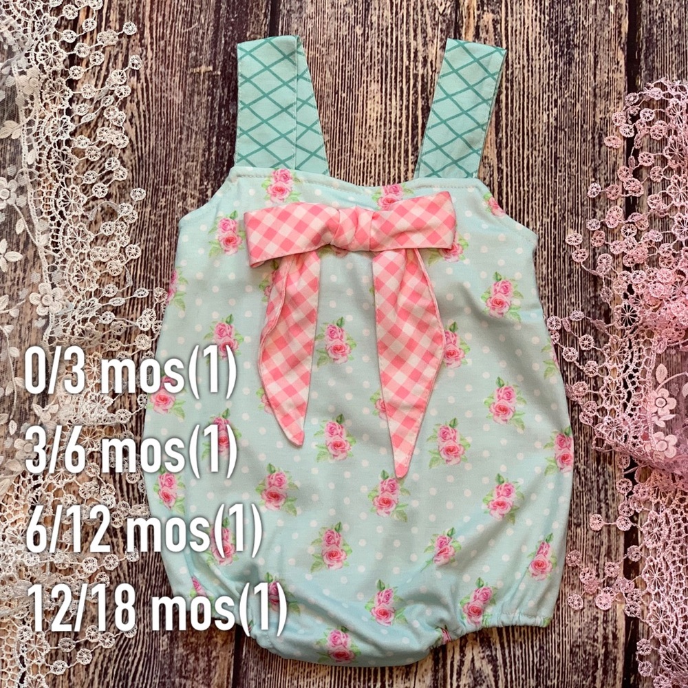 Boutique Baby Floral Romper